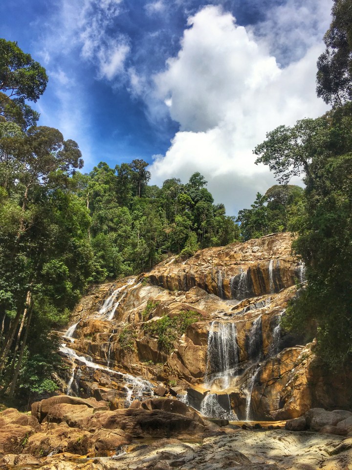 sungai pandan waterfall panching