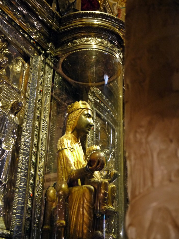 virgin of montserrat black madonna barcelona spain